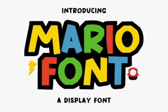 Designing with Mario Font: Creative Project Ideas