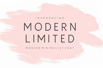 Modern Limited Fonts: Elegant & Creative Applications