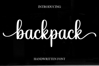 Backpack Font: Creating Creative Typography